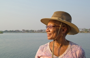 Dorothy McFadden-Parker feels the magic of the Luangwa River’s waters.